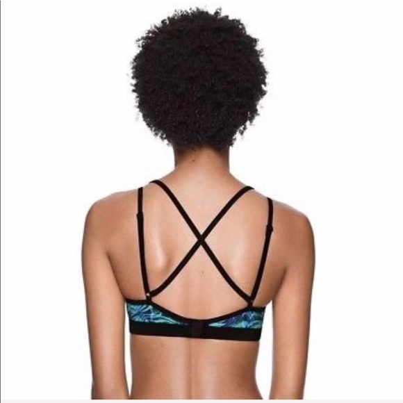 VS Pink Ultimate Push Up Sports Bra Tropical Print - Picture 3 of 6